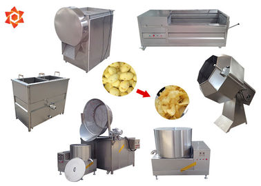 1 Yıl Garanti ile Endüstriyel Küçük Ölçekli Patates Cipsi Yapma Makinesi