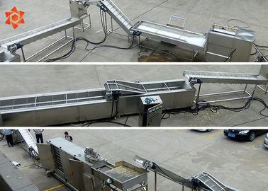 15000w Otomatik Gıda İşleme Makineleri Dondurulmuş Patates Kızartması Üretim Hattı