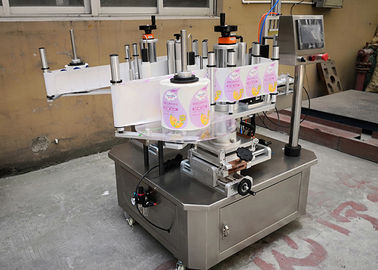 Yarı Otomatik Şişe Etiketleme Makinası Çift Kafa Tasarımı Güzel Görünüm